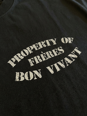 Remera Oversize Property of Frères - Negro