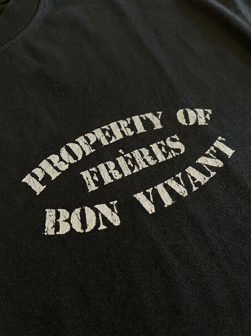 Remera Oversize Property of Frères - Negro