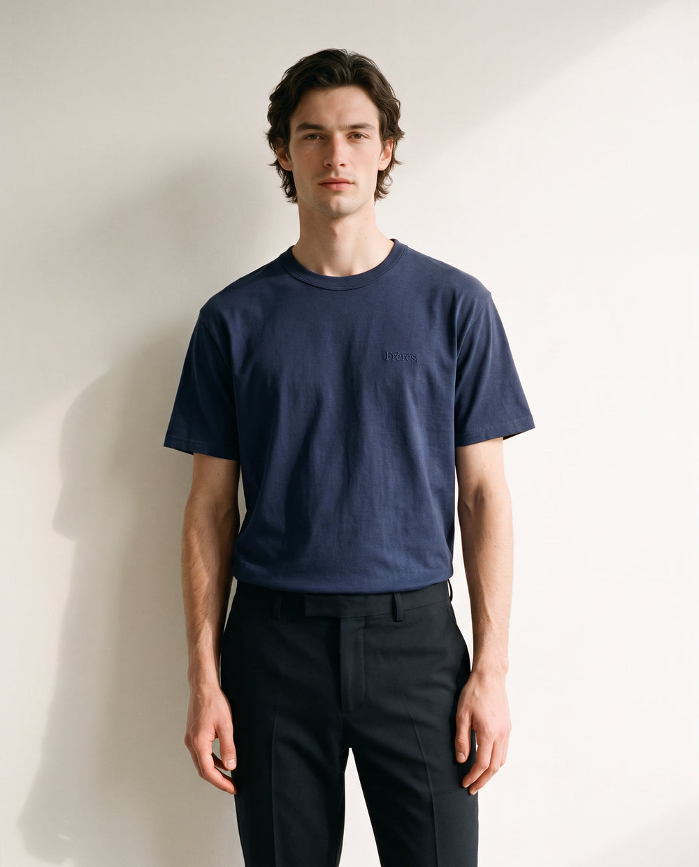 Remera Regular Fréres - Azul