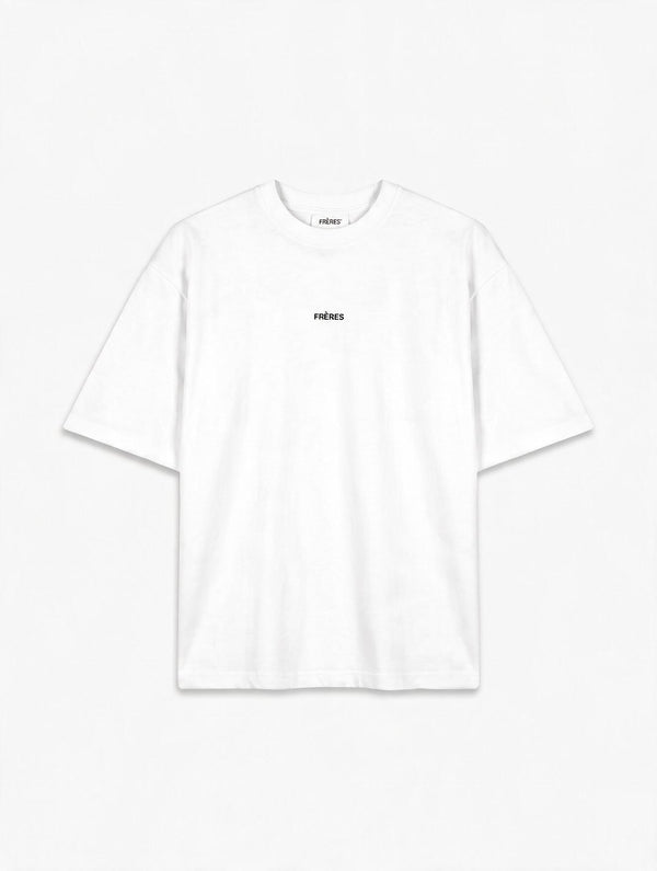 Remera Oversize Logo - Blanco