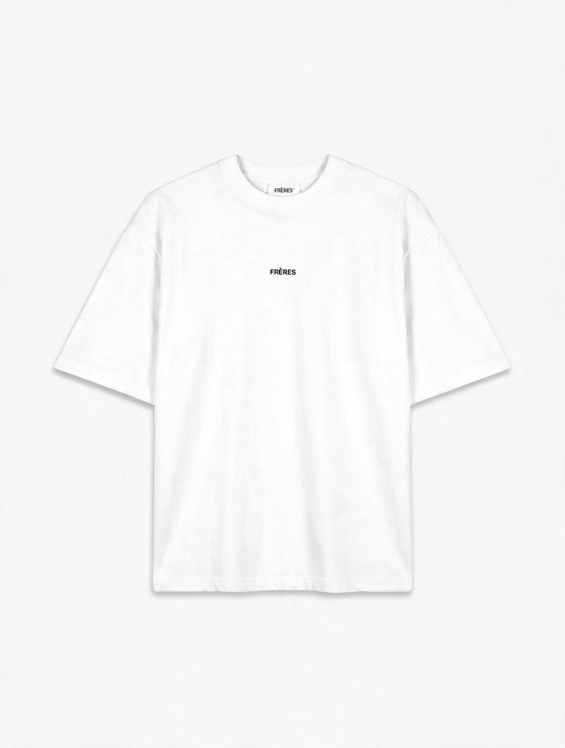 Remera Oversize Logo - Blanco