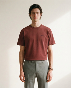 Remera Regular Fréres - Bordo