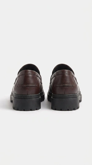 Mocasin Clásico Cuero - Marrón
