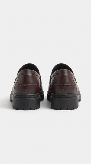 Mocasin Clásico Cuero - Marrón