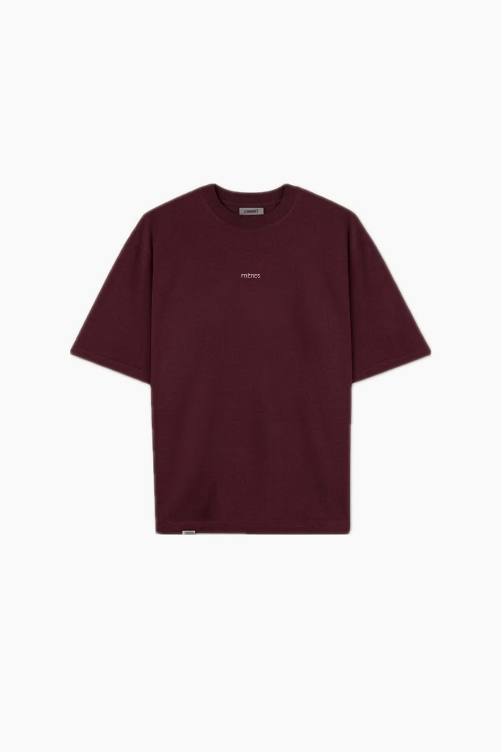 Remera Oversize Logo - Bordo