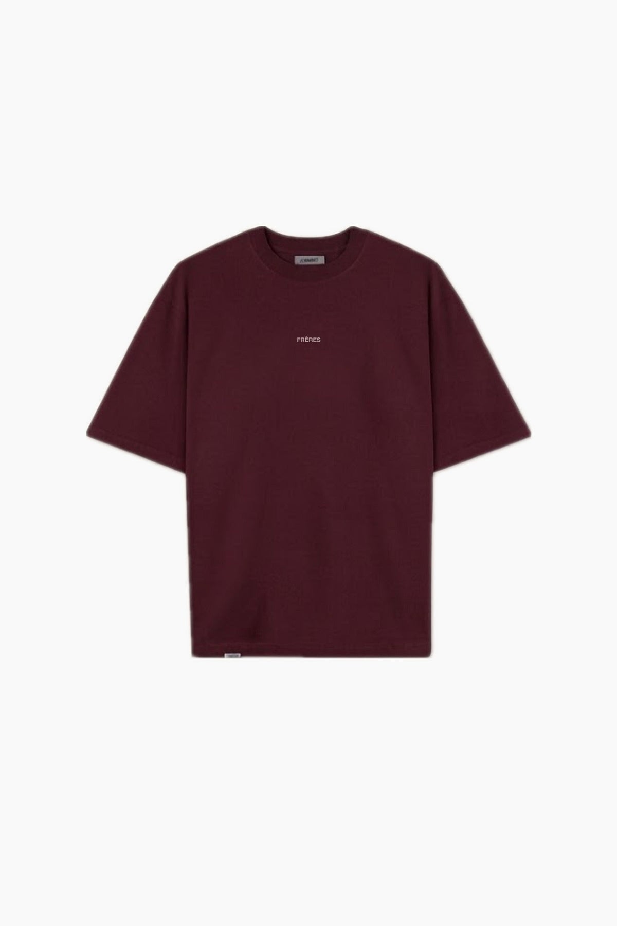 Remera Oversize Logo - Bordo