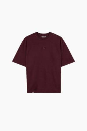 Remera Oversize Logo - Bordo