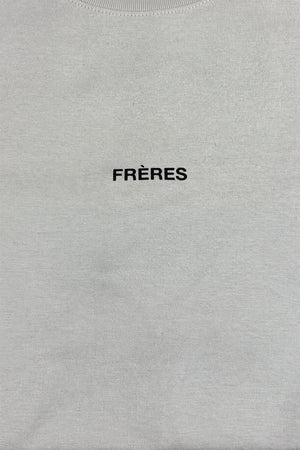 Remera Oversize Logo - Gris