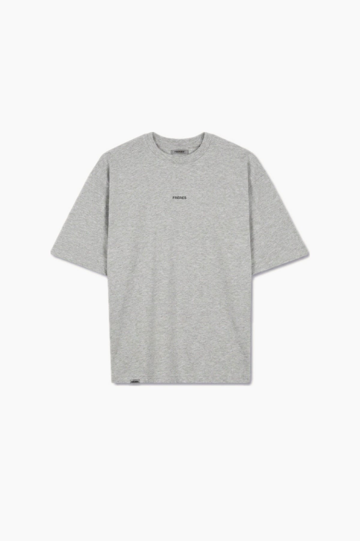 Remera Oversize Logo - Gris