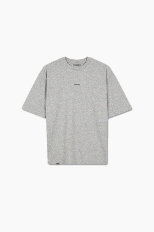 Remera Oversize Logo - Gris