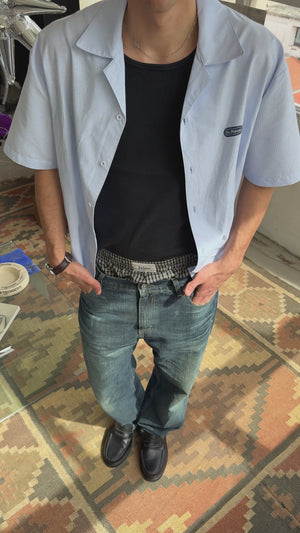 Short Cuadriculado - Marino