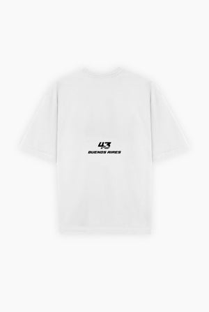Remera Oversize FC43 - Blanca