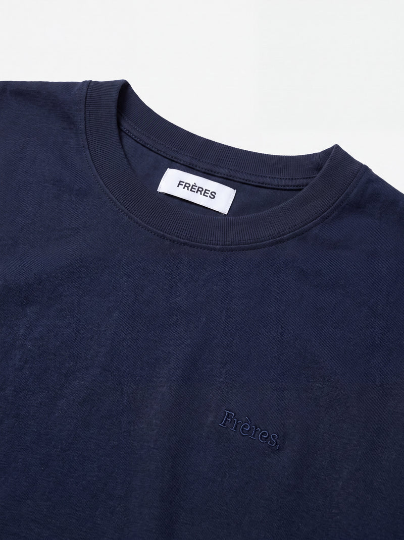 Remera Regular Fréres - Azul