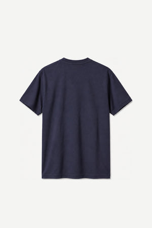 Remera Regular Cuello - Azul Marino