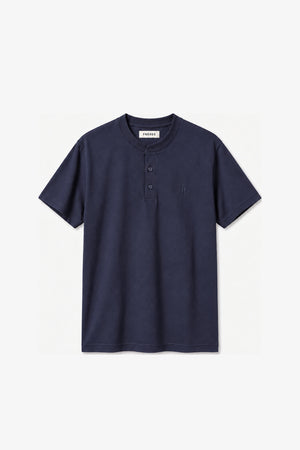 Remera Regular Cuello - Azul Marino