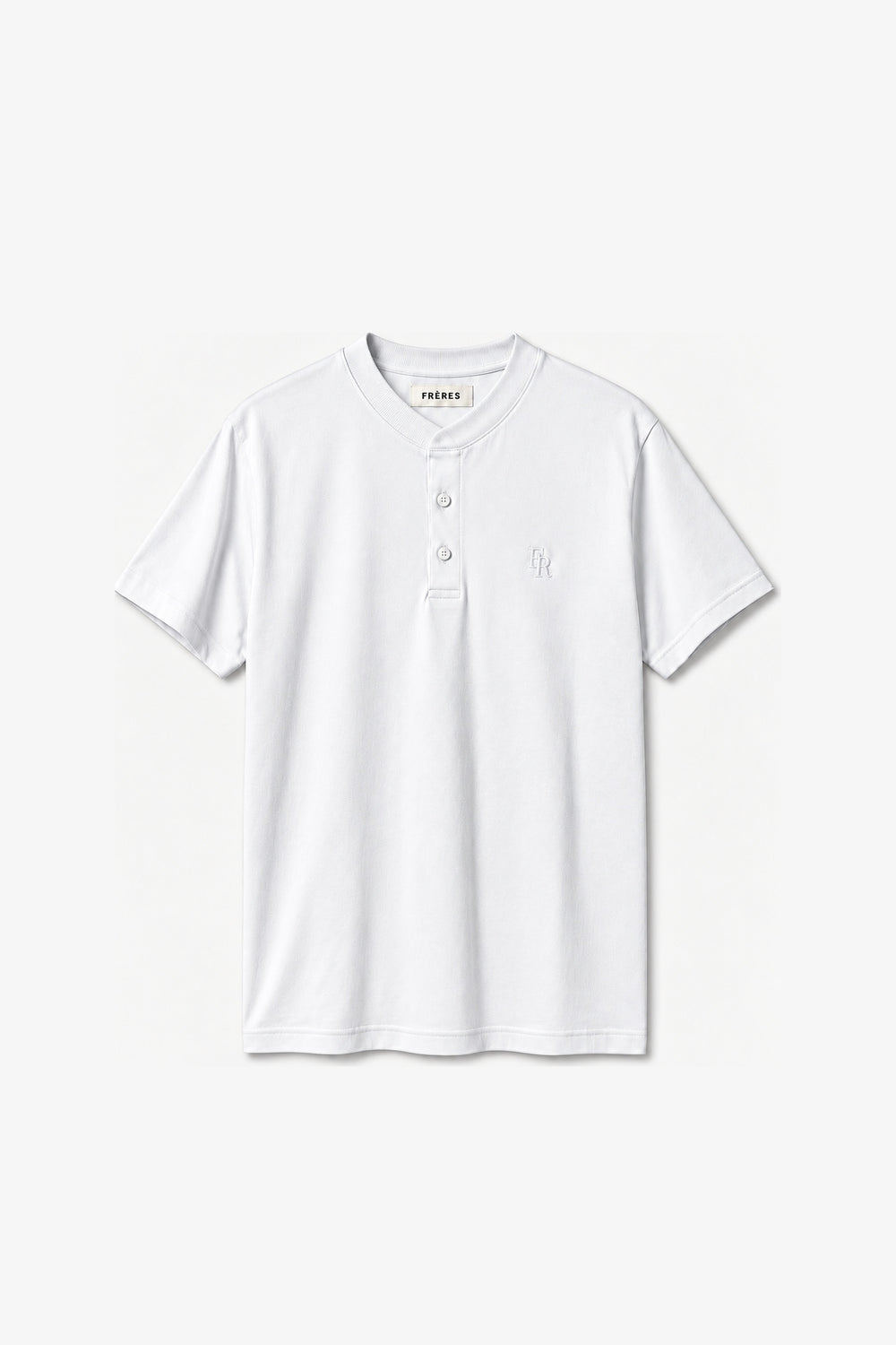 Remera Regular Cuello - Blanco