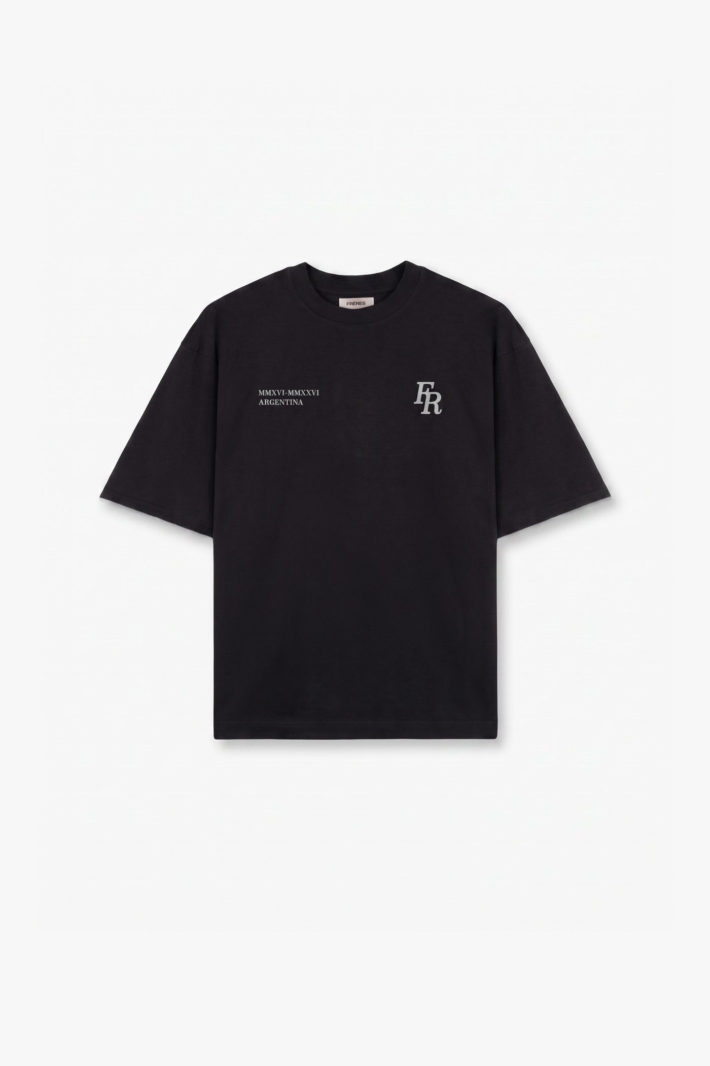 Remera Oversize Property of Frères - Negro
