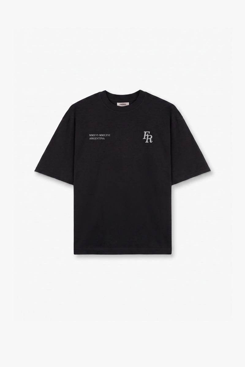 Remera Oversize Property of Frères - Negro