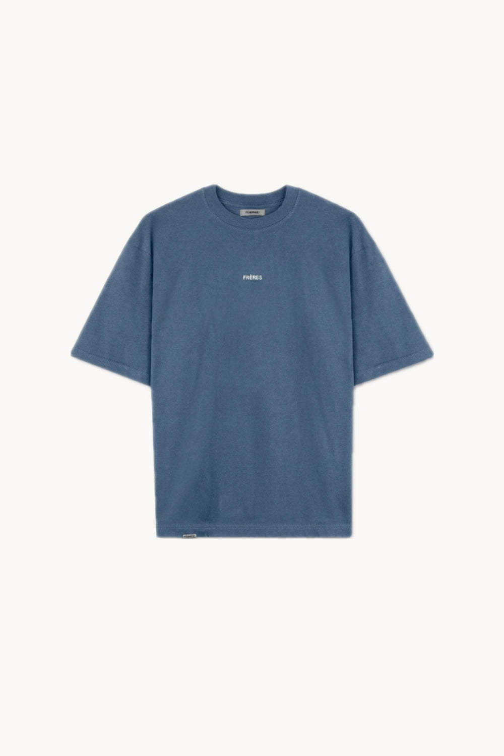 Remera Oversize Logo - Azul