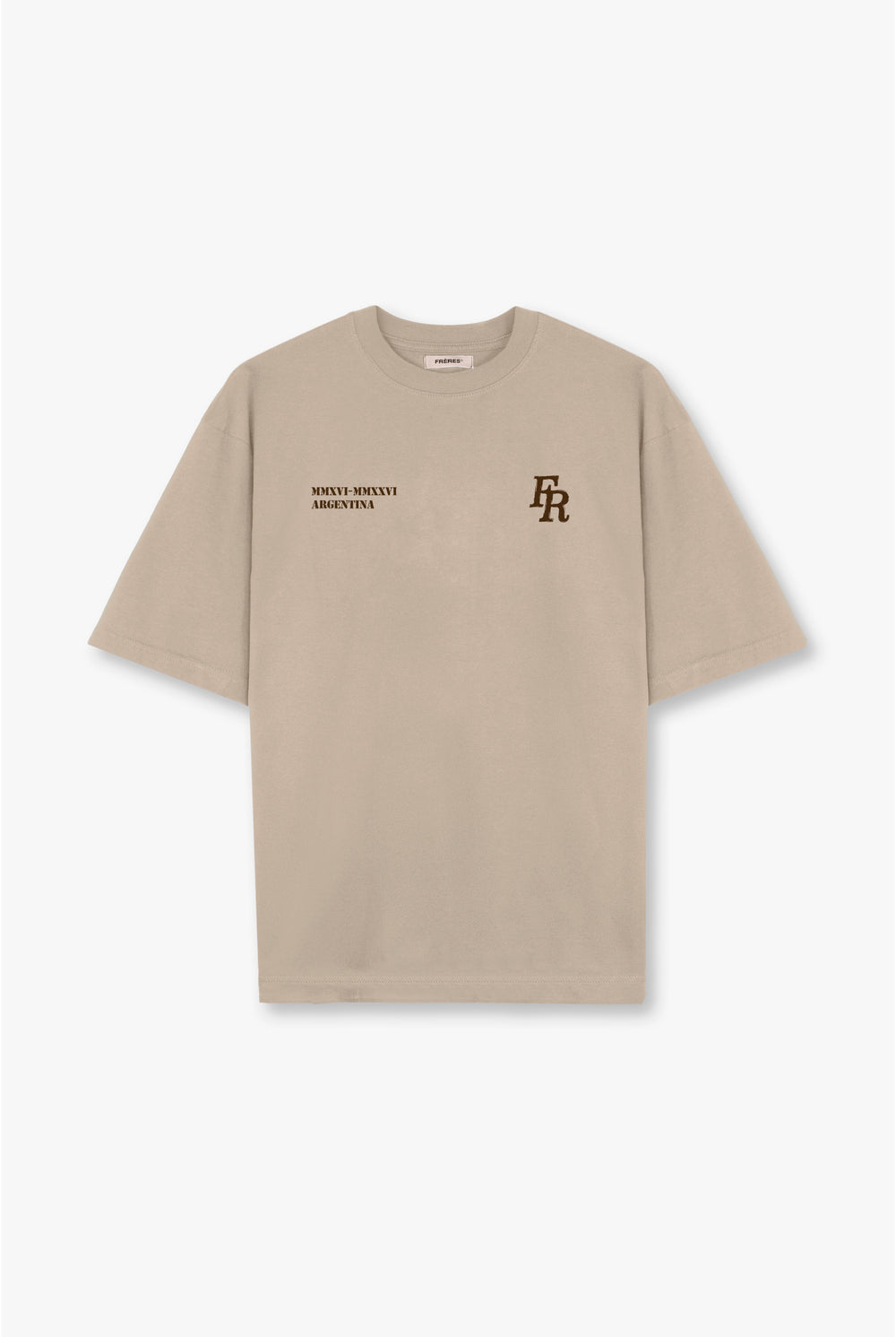 Remera Over Property of Frères - Visón