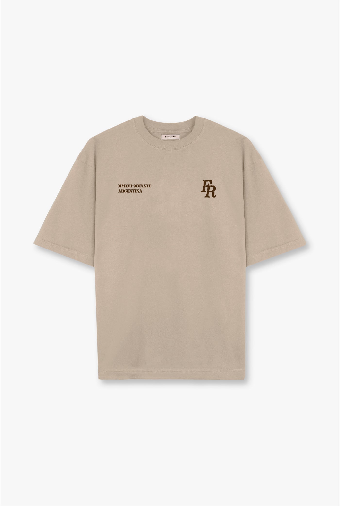 Remera Over Property of Frères - Visón