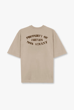 Remera Over Property of Frères - Visón