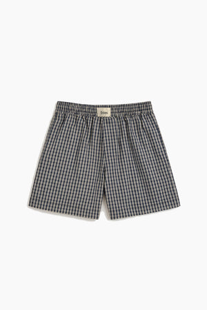 Short Cuadriculado - Marino