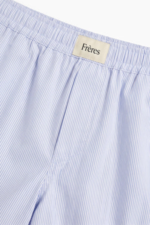 Short Rayado - Celeste