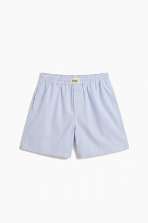 Short Rayado - Celeste