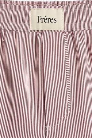 Short Rayado - Rojo