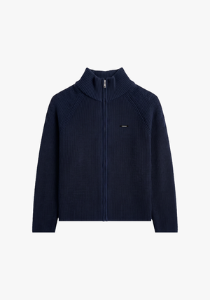 Sweater con Cierre - Azul Marino